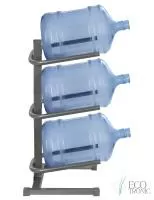 Подставка под 3 бутыли разборная (СЕРАЯ). Россия картинки